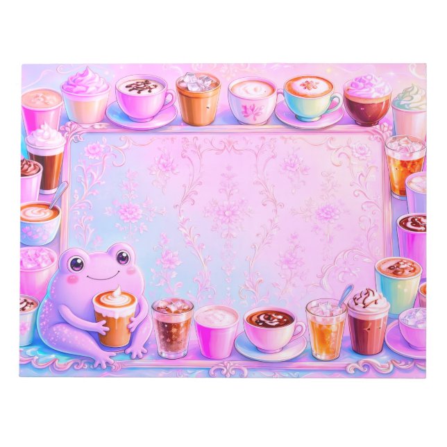 Coffee Frosch Notizblock (Vorderseite)