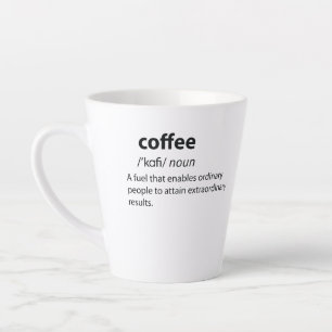 Coffee Funny Dictionary Definition Milchtasse