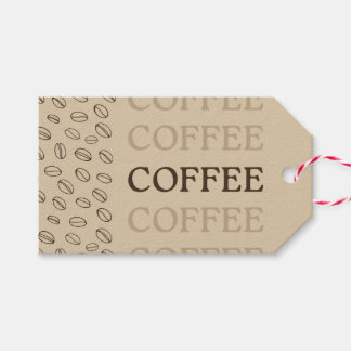 Coffee Gift Tag – Retro Coffee Beans Geschenkanhänger