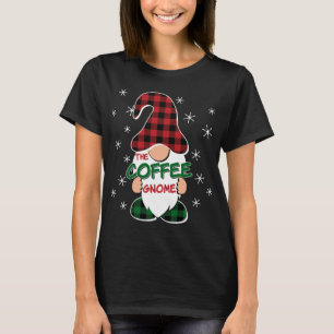 Coffee Gnome Buffalo Kariert Matching Family Chris T-Shirt