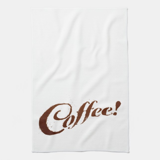 Coffee Grounds Coffee - Handtuch (Vertikal)