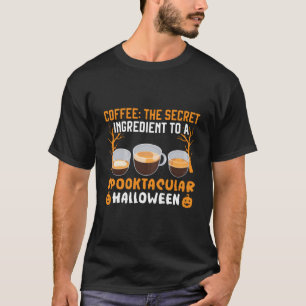 Coffee Halloween Streich oder Sause Latte Koffein T-Shirt