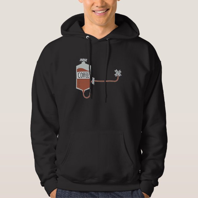 Coffee Infusion Directly Into Your Heart  Coffee Hoodie (Vorderseite)