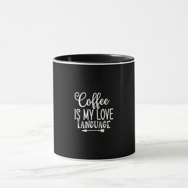 coffee is my love language tasse (Zentrum)