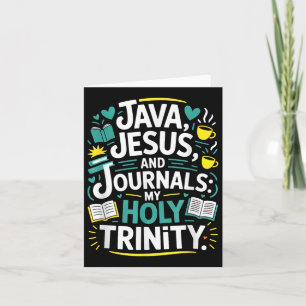 Coffee Jesus Journal Christlich Book Lover Karte