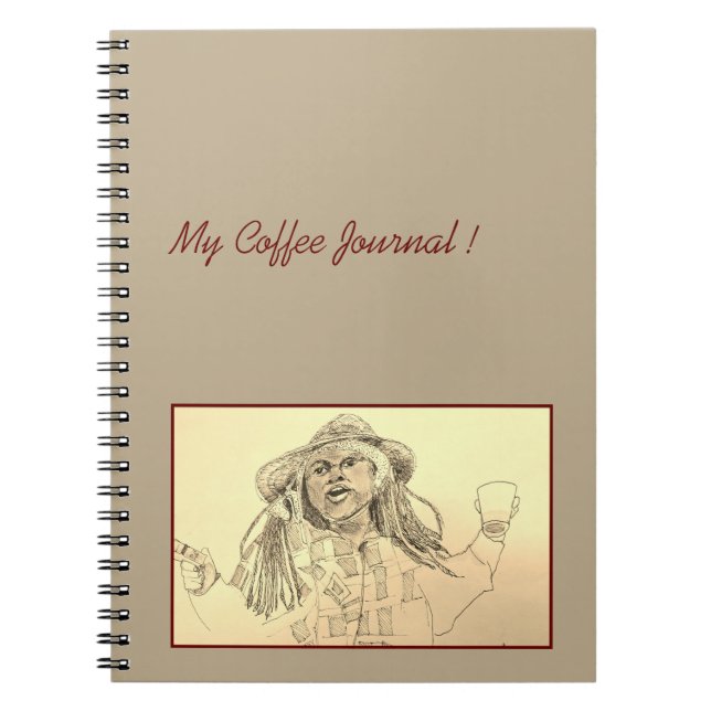 Coffee Journal von Bassie Notizblock (Vorderseite)