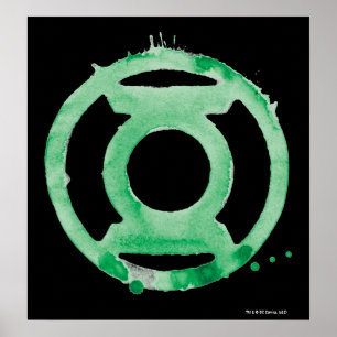 Coffee Lantern Symbol - Grün Poster