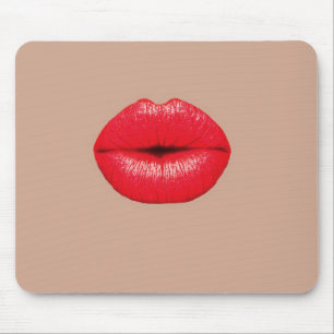 Coffee Lippen Küssen Pop Kunst Mousepad