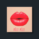 Coffee lips küssen Kuss Pop Art Leinwanddruck<br><div class="desc">Ein Pop Art Bild von hellroten Krümellippen,  die vor einem küss-farbenen Hintergrund küssen. Dieses Design wird von Pop,  Moderne,  Grafik,  Hipster-Kultur inspiriert und ist sicher ein Statement-Stück in Ihrer Zuhause</div>