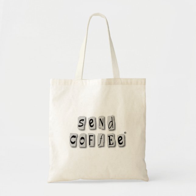 Coffee-Logo-Tasche senden Tragetasche (Vorne)