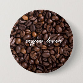 Coffee lover button