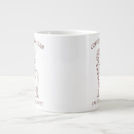 Coffee Lover Club: Life Begins After Coffee Jumbo-Tasse