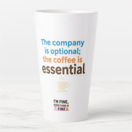 Coffee Lover Daily Ritual Sticker Milchtasse