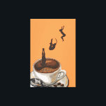 Coffee Lover Diving Pop Art Artwork Orange Dive Leinwanddruck<br><div class="desc">Coffee Lover Diving Pop Art Artwork Orange Dive Canvas Drucken Ein perfektes Geschenk für jeden Kaffeeliebhaber. Cool Orange Pop Art Style Drucken Sie die perfekte Kunstwerk,  um die Fantasie inspirieren.</div>
