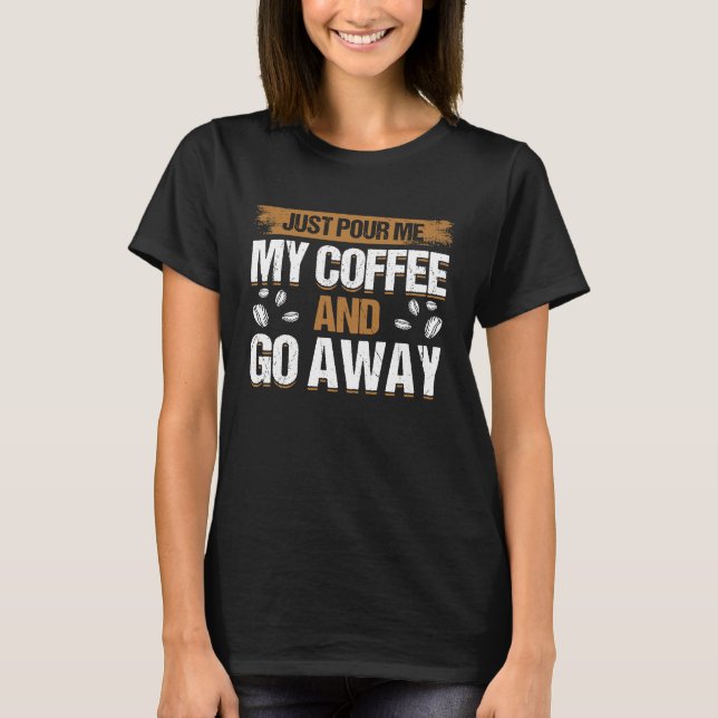 Coffee Lover Espresso Barista Cappuccino Latte Art T-Shirt (Vorderseite)