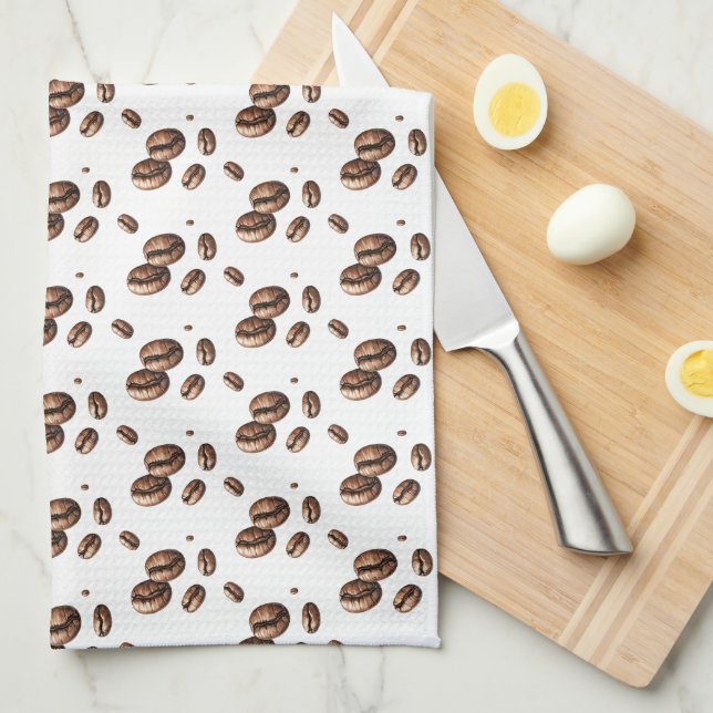 Coffee Lover Gifts Kitchen Towel Geschirrtuch (Viertel Falte)