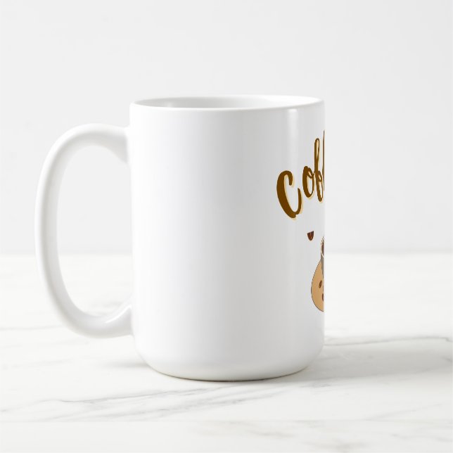 Coffee Lover Mug | Cute Coffee Cup Design | Gift f Kaffeetasse (Links)