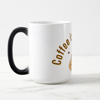 Coffee Lover Mug | Cute Coffee Cup Design | Gift f Verwandlungstasse