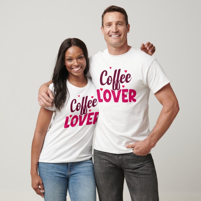 Coffee Lover T-Shirt - Stylish Typography Design (Unisex)