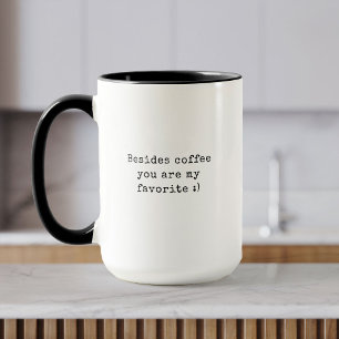 Coffee Lover Valentine's Day Fun Spaß Schreibmasch Tasse
