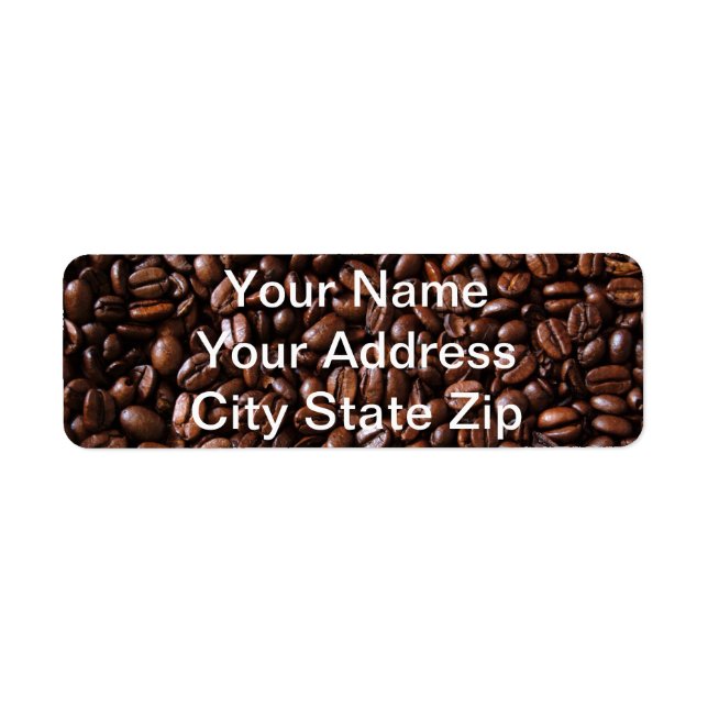 Coffee Lovers Address Labels (Vorne)