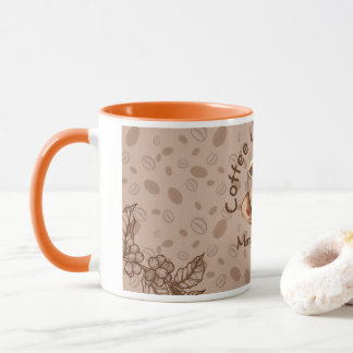 Coffee Lovers Club Mentale Energie Zitat Wraparoun Tasse