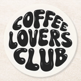 Coffee Lovers Club Runde Untersetzer