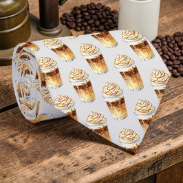 Coffee Lovers Custom Necktie Krawatte
