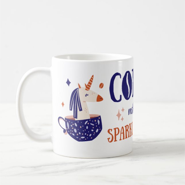 Coffee Lovers Mug– Funny & Motivational Gift Kaffeetasse (Links)