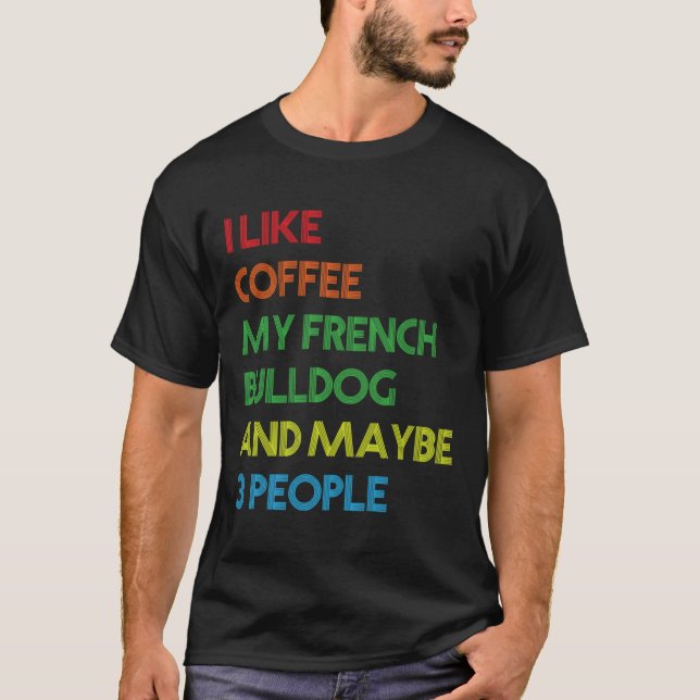 Coffee Lovers Quote Vinta T-Shirt (Vorderseite)