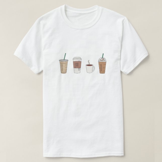 "Coffee Lovers T - Shirt" T-Shirt (Design vorne)