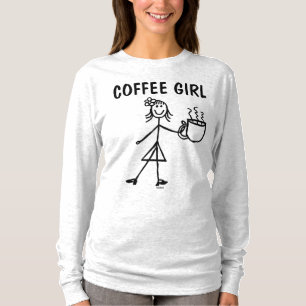 COFFEE MÄDCHEN T - Shirt, lustige Damen T-Shirt