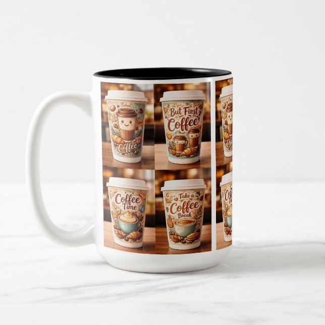 Coffee Moments Mug Zweifarbige Tasse (Links)