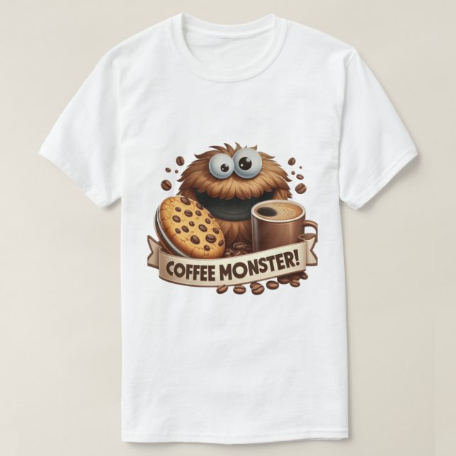 Coffee Monster  T-Shirt (Design vorne)