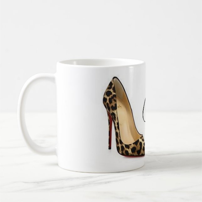 Coffee Mug Cinderella Leopard Shoes Quote Tea Cup Tasse (Links)