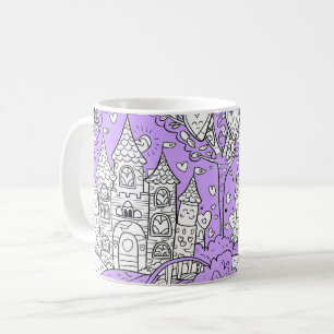 Coffee Mug Decorated with an Image of a Castle Kaffeetasse