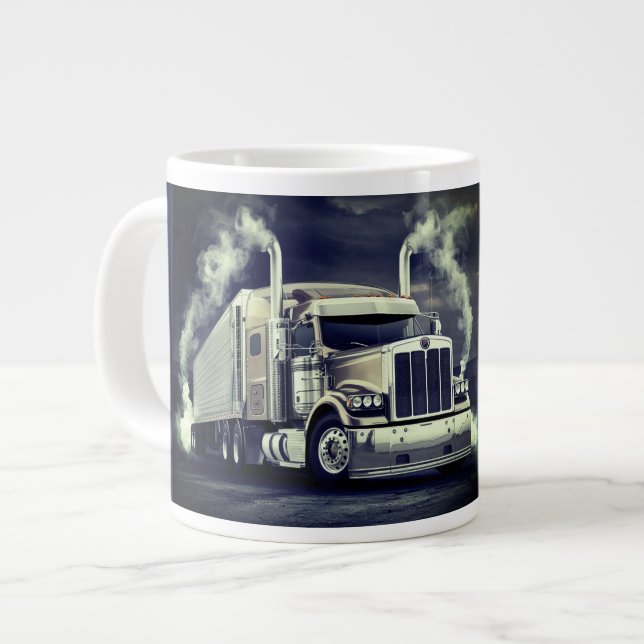  Coffee mug for the Truck Driving Pro Jumbo-Tasse (Vorderseite Links)