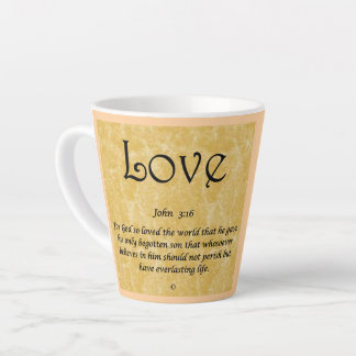 coffee mug-Love 3;16 Milchtasse