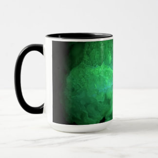 Coffee mug of a rock specimen, the Trancas geode Tasse