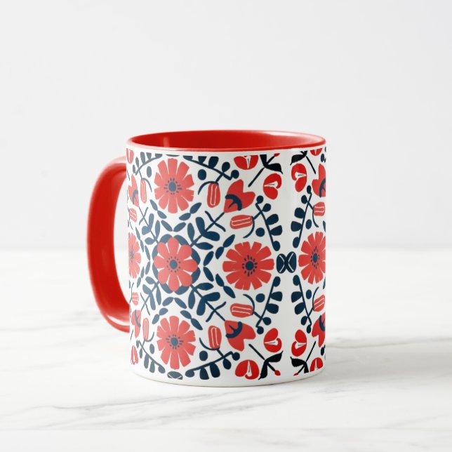 Coffee Mug Orange Tasse (Vorderseite Links)
