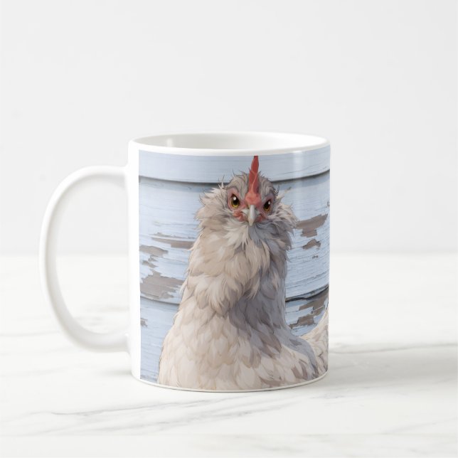 Coffee Mug Two Chickens Mug Kaffeetasse (Links)