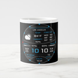 Coffee Mug with a Humorous Digital Design Jumbo-Tasse