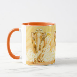 Coffee Mug with elephants, zoo animals Tasse
