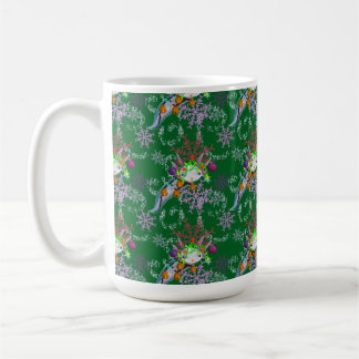 coffee mug with festive axolotl kaffeetasse