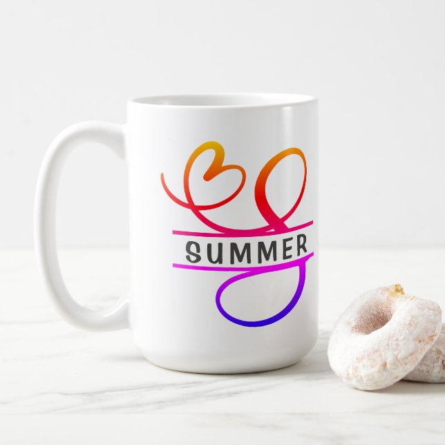 Coffee Mugs - Letter S Kaffeetasse (Mit Donut)