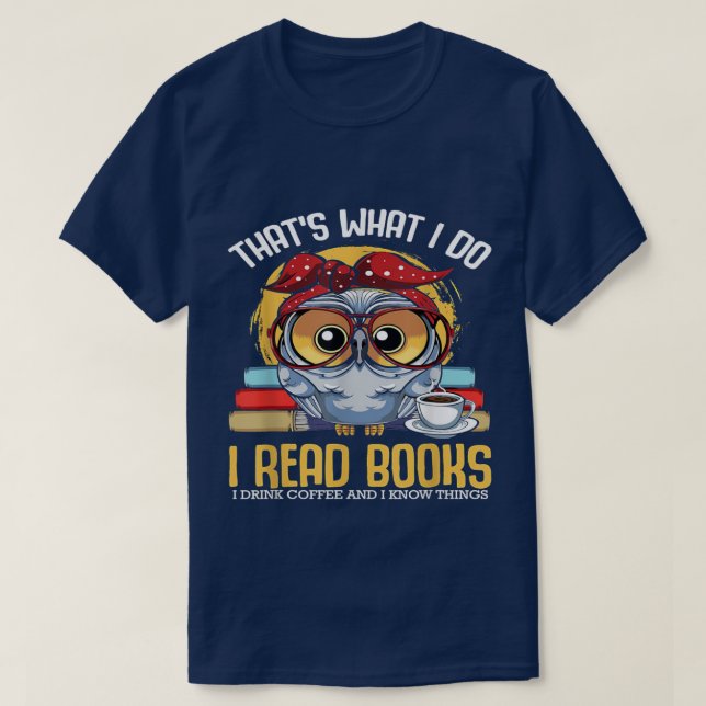Coffee Night Owl T - Shirt (Design vorne)