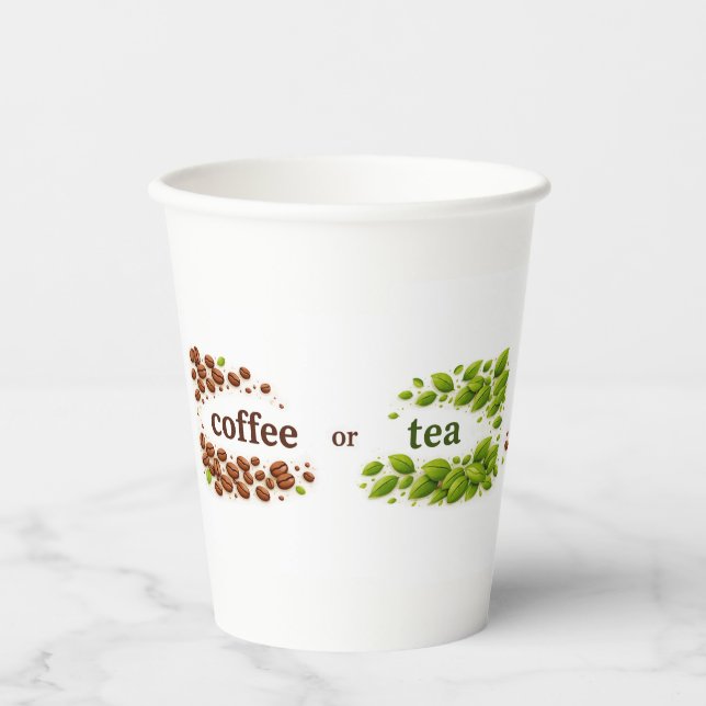 Coffee or Tea  Pappbecher (Vorderseite)