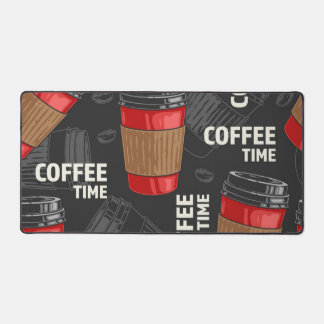 Coffee pattern schreibtischunterlage