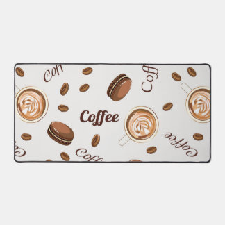Coffee pattern schreibtischunterlage