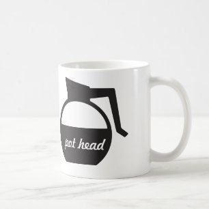 Coffee Pot Funny Pot Head Tasse